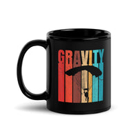 Gravity Black Glossy Mug