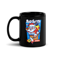 Bad Santa Black Glossy Mug