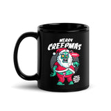 Merry Creepmas Black Glossy Mug