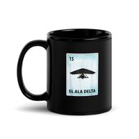 El Ala Delta Black Glossy Mug