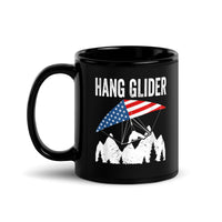 Hang Glider USA Black Glossy Mug