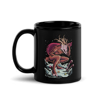 Horror Reindeer 1 Black Glossy Mug