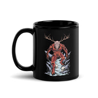 Horror Reindeer 3 Black Glossy Mug