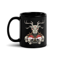 Horror Reindeer 6 Black Glossy Mug