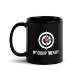 My Group Therapy Black Glossy Mug