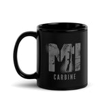 M1 Carbine Black Glossy Mug