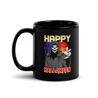 Happy Halloween Black Glossy Mug