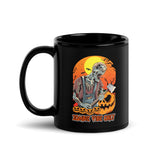 Zombie Vibe Only Black Glossy Mug