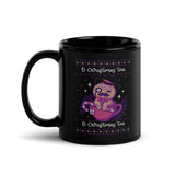 O Christmas Tea Black Glossy Mug