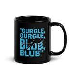 Gurgle Blub Black Glossy Mug