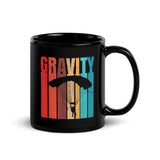 Gravity Black Glossy Mug