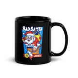 Bad Santa Black Glossy Mug