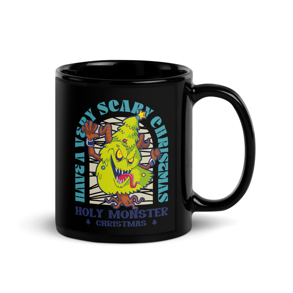 Have a Very Scary Christmas Black Glossy Mug