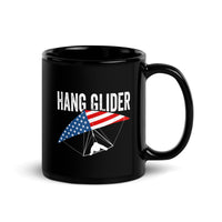 Hang Glider Black Glossy Mug