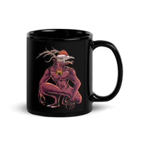 Horror Reindeer 2 Black Glossy Mug