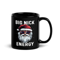 Big Nick Energy Black Glossy Mug