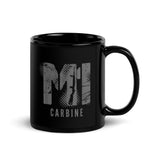 M1 Carbine Black Glossy Mug