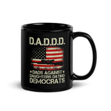 Dads Against Daughters Dating Democrats Black Glossy Mug