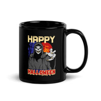 Happy Halloween Black Glossy Mug