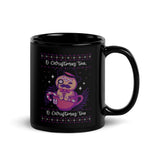 O Christmas Tea Black Glossy Mug