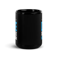 It's Dive O'Clock Somewhere Black Glossy Mug