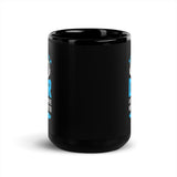 Always be Nice to a Diver Black Glossy Mug