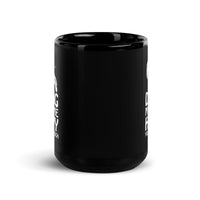 Diving Makes Me Happy Black Glossy Mug