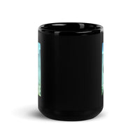 Deep House Diver Black Glossy Mug