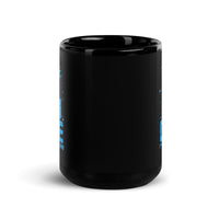 Dive (It Reduces Pressure) Black Glossy Mug