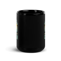 Skydiving Dad Black Glossy Mug