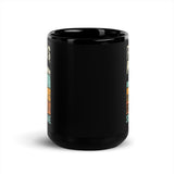 Friends Don't Let Friends Skydive Alone Black Glossy Mug