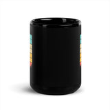 Skydiver Black Glossy Mug