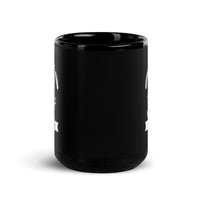 Because the Door Was Open Black Glossy Mug