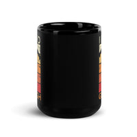 I Like to Get High Black Glossy Mug