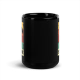 Skydive Black Glossy Mug