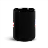 Skydive USA Black Glossy Mug