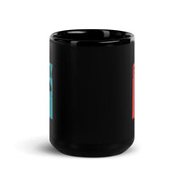 Gravity Black Glossy Mug