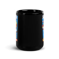 Bad Santa Black Glossy Mug