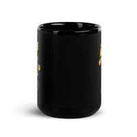 Greetings From Krampus Black Glossy Mug