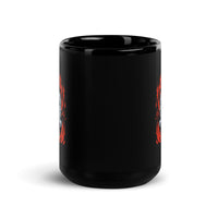 Abominable Snowman Black Glossy Mug