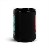 Weekends are for Hiking Black Glossy Mug