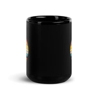 The More People I Meet (The More I Love Hiking) Black Glossy Mug