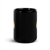 The More People I Meet (The More I Love Hiking) Black Glossy Mug