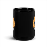 Salty Vibes Black Glossy Mug