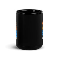 Sunny Daze Black Glossy Mug