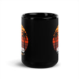 Hot Red Summer Black Glossy Mug