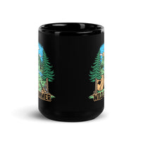 Wild Summer Black Glossy Mug