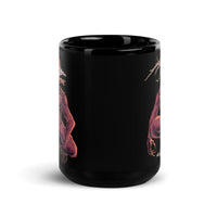 Horror Reindeer 2 Black Glossy Mug