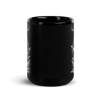 Horror Reindeer 3 Black Glossy Mug