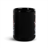 Horror Reindeer 3 Black Glossy Mug